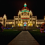 BC Parliament Christmas Lights