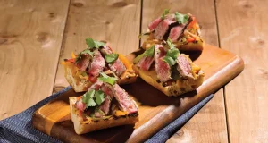 Welcome back grilling season with a steak sandwich