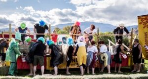 Stomp Grapes at Festival of the Grape: Oliver Osoyoos Wine Country Largest Outdoor Festival