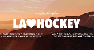 Discover Los Angeles Partners with Canucks Sports & Entertainment to Bring Hollywood Night to Fans at Rogers Arena