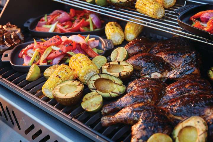 cook healthy meals on your backyard barbecue