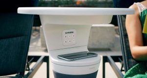 ShadeCraft’s Suntable, Go Cordless with Solar-Powered Speakers and Phone Charging