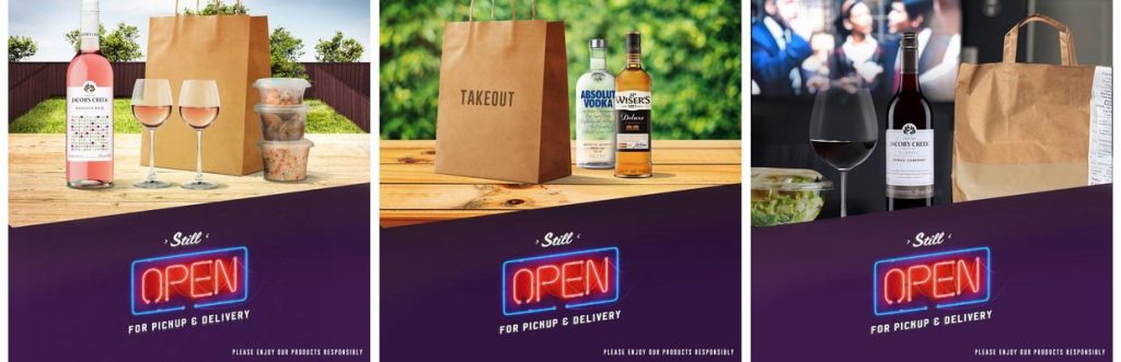 wines and spirits for takeout