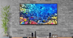 Like Hanging a Piece of Art Hanging wall mount TV