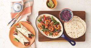 Flavor Fusion Update – summer classics with Asian-inspired flair Sizzling Shrimp Fajita Stir-Fry