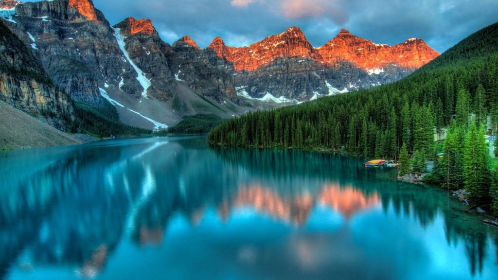 Alberta Canada Lake Mountains Banff