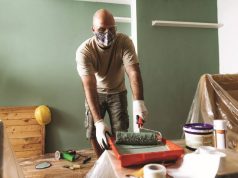 How to Stay Safe During Your Remodel Amid COVID-19 painting a wall