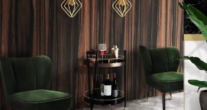 Redefine How A Welcome Space Can Look bar cart