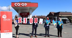 United Way Greater Victoria Launches Blue Love Campaign 100,000 gift from Peninsula Co-op