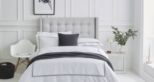 For that hotel feeling at home – New Lexington double stripe bed linen hotel style bed linens