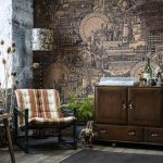 The Monkey Puzzle Tree, Hit the North real cork wallpaper Passion flower lampshade, £192, 7038427