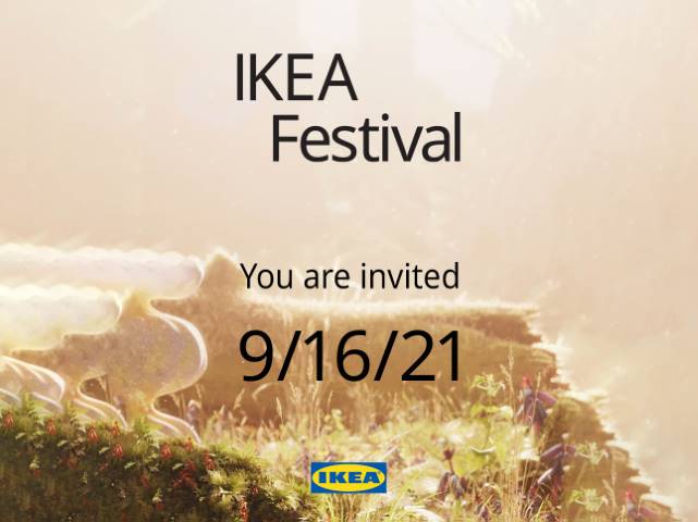 ikea festival sign