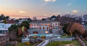 Take in the oceanside at the estate “refuge by the sea” located in Oak Bay, BC