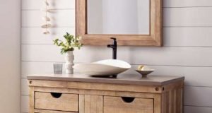 Native Trails Expands Vanity Collection Made from Reclaimed Wine Oak Staves Bathroom vanity Native Trails_Vintner’s 48