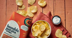 Humble Potato Chips’ full line of certified organic chips in a fully compostable bag Humble Potato Chips