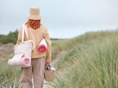 Linger with summer a little longer… Women walking in meadow