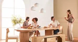 Transformer Table Announces New Round Dining Collection, The Most Elegant Multifunctional Furniture Yet