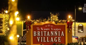 Britannia Village has been transformed into a Sea to Sky holiday wonderland
