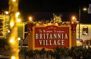 Britannia Village has been transformed into a Sea to Sky holiday wonderland