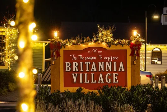 Britannia Village has been transformed into a Sea to Sky holiday wonderland