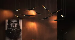 Statement Lighting, Sculpted in Steel: The Coltrane Suspension Light