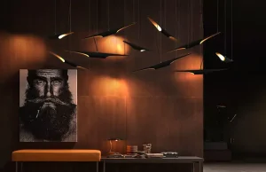 Statement Lighting, Sculpted in Steel: The Coltrane Suspension Light
