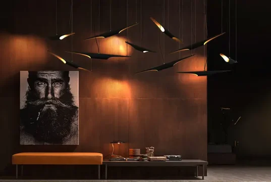 Statement Lighting, Sculpted in Steel: The Coltrane Suspension Light
