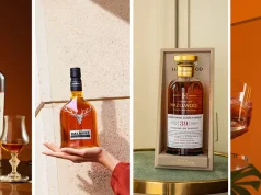 Fairmont Hotel Vancouver Uncorks a Four-Part Scotch Dinner Series This Fall Four-panel image of Scotch whisky bottles from the Fairmont Hotel Vancouver dinner series: The Macallan 25, The Dalmore 15 held in hand, House of Hazelwood 39-Year-Old in its display case, and Glenmorangie 15.